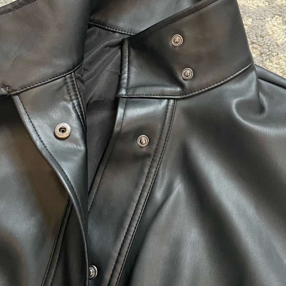 Steve Madden Black Leather Jacket